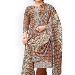 DRAVINAM Trends Printed Unstitched Dress Material-image-71