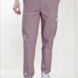 DIVISIVE Men Relaxed Straight Leg Easy Wash Cargos Trousers-picture-1