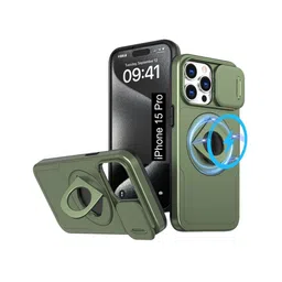 Luxury Kase Mag-Safe Shockproof Rugged Case with Ring Kickstand-image-73