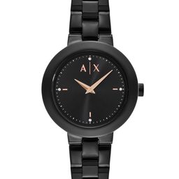 Armani Exchange Women Embellished Bracelet Style Analogue Watch AX5173I-Black-43