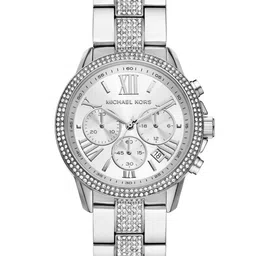 Michael Kors Women Embellished Dial & Stainless Steel Straps Analogue Watch AK_MK7506-image-7