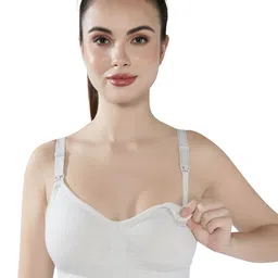 PLUMBURY Full Coverage Removable Padding Seamless Maternity Bra image 1