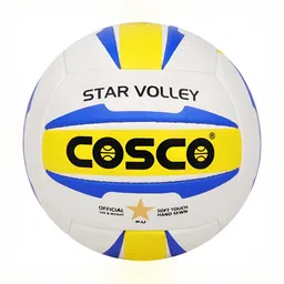 COSCO Hand Stitched Smooth Textured Star Volley Ball-8