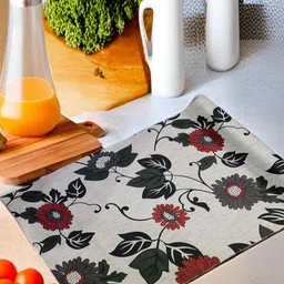 REVEXO Grey & Black Printed Water-Resistant Shelf Liner-11