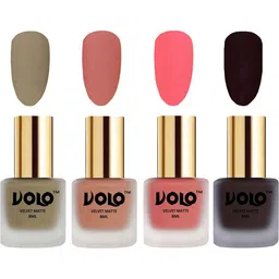 VOLO Set of 4 Velvet Dull Matte Nail Polish - 8 ml Each - 37-38-41-45-image-63