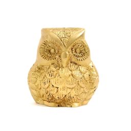 The Spiritual Living Gold-Toned Owl Statue Figurine Showpiece-image-86