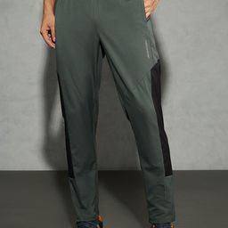 Technosport Men Color Blocked Slim Fit Sports Trackpants With TS Flexi-image-80