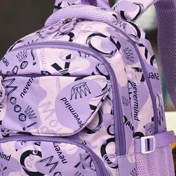 Tinytot Unisex Kids Typography Backpack image 5