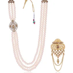 JIYANSHI FASHION Men Gold Jewellery Set-image-81