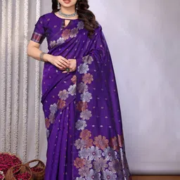 CATCHY FOREVER Woven Design Banarasi Saree-image-85