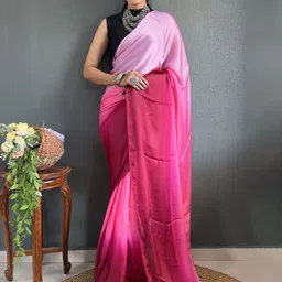 DIVASTRI Ombre Pure Crepe Ready to Wear Jamdani Saree-image-33