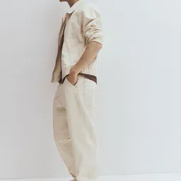 H&M Regular Fit Linen-Blend Jacket image 2