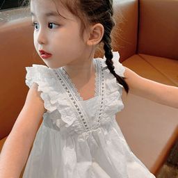 LULU & SKY Flutter Sleeve Fit & Flare Dress-24
