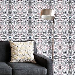 ArtzFolio Printed UV-Resistant Anti-Bacterial Mediterranean Bandana Flowers Peel & Stick Wallpaper-image-40