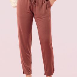Enamor Relaxed-Fit Mid Rise Straight-Leg Lounge Pants-image-89