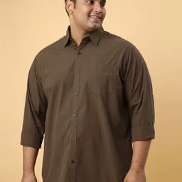 NEON CHILLIE Men Micro Checks Checked Casual Shirt-image-97