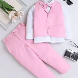 BAESD Boys 3 - Piece Waistcoat & Trouser Suit Set-picture-25