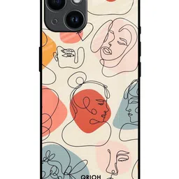 QRIOH Quirky Printed iPhone 14 Back Case Mobile Accessories-5