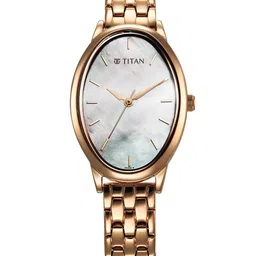 Titan Women Printed Dial & Stainless Steel Bracelet Style Straps Analogue Watch 2707WM01-image-31