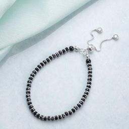 DN Creation Women Sterling Silver Silver-Plated Wraparound Bracelet-54