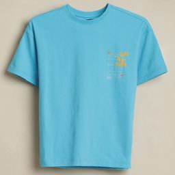 Allen Solly Junior Boys Typography Printed Round Neck Regular Fit T-shirt-picture-27