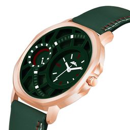 DOUBLERUN Men Dial & Leather Straps Analogue Multi Function Watch H05NMT-49 image 5