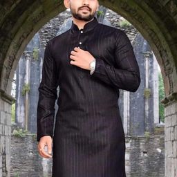 AWM Men Cotton Solid Straight Kurta-image-88
