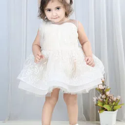The Lush Affair Girls Net Fit & Flare Dress-image-54