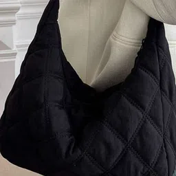 StyleCast Checked Structured Handheld Bag with Fringed image 2
