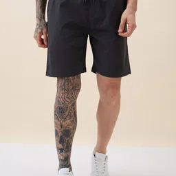 Status Quo Men Regular Fit Mid-Rise Shorts-image-60