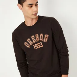 max Men Alphanumeric Printed Long Sleeves Sweatshirt-picture-9
