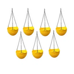 Crystal Hanging Planter with Metal Hanging Chain-13