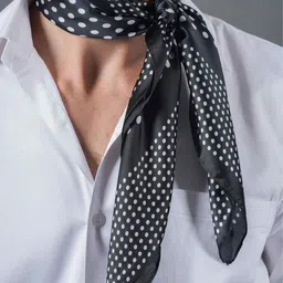 Tossido Men Polka Printed Neckerchief Scarf-image-88