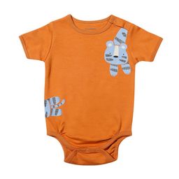 My Milestones Infant Boys Printed Cotton Bodysuit-85