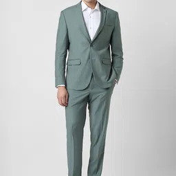 Van Heusen Textured Slim Fit Formal Two Piece Suit-picture-20