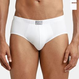 Jockey Pack Of 3 Ultra Soft Concealed Waistband Mid Rise Basic Briefs - 8035-0310-WHITE_XL-picture-22
