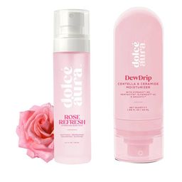 Dolce Aura Set Of 2 DewDrip Centella - Ceramide Moisturiser 50 ml & Rose Water Mist 100 ml-50