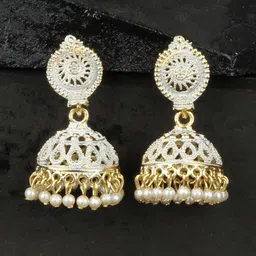 Anouk Dome Shaped Jhumkas Earrings-34