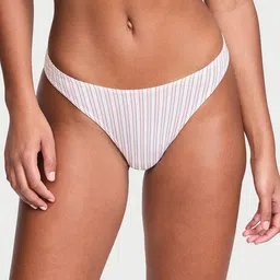 Victoria's Secret Women Stretch Cotton High-Leg Scoop Thong Panty Briefs-picture-27