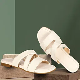 Ishransh Women Striped Open Toe Flats-picture-51