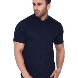 Blisstone Cotton Spread Collar Casual Shirt-image-1