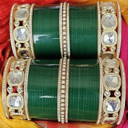 Mehpriye Set Of 2 Silver-Plated Bangles-0