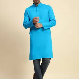 SKAVIJ Men Handloom Kurta-image-29