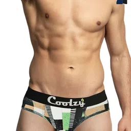 Coolzy Pack Of 2 Printed Mid-Rise Basic Briefs RUCPBF2K041-S-image-49