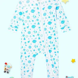 The Mom Store Infants Printed Pure Cotton Sleepsuit-39