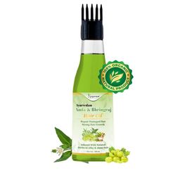 KEYOZA Ayurvedam Amla & Bhingraj Hair Oil For Hair Growth - 100 ml-image-59
