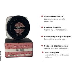 Makeup By Siti Moisturizing Lip Balm With Vitamin E & Shea Butter - 4 g image 2