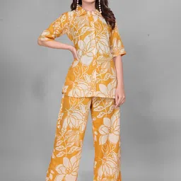 RUNAYA NX Printed Pure Cotton Shirt With Trousers Co-Ords-picture-9