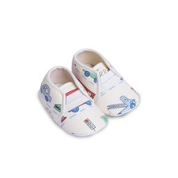 COCO CANDY Girls Vehicles Designed Printed Booties-White-11 cm-image-28