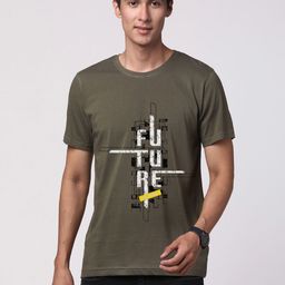 ADRO Men Graphic Printed Round Neck Cotton T-shirt-image-69